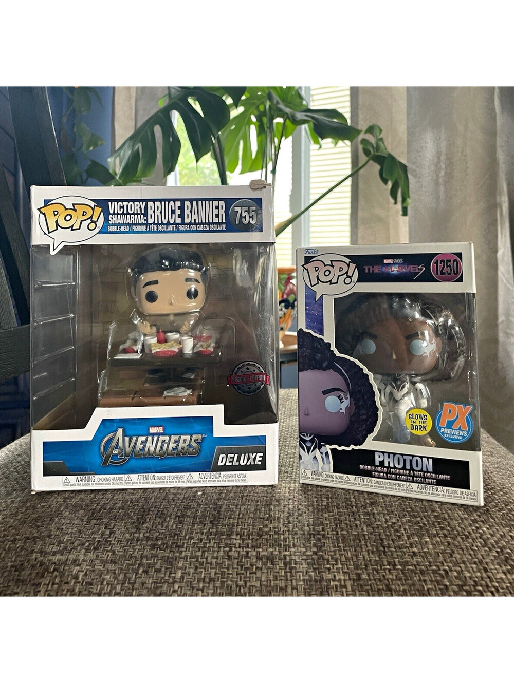 Funko Pop! Marvel 2-Pack Bruce Banner #755 + Photon #1250 PX GITD SE